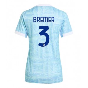 Juventus Gleison Bremer #3 Jalkapallovaatteet Naisten Vieraspaita 2025-26 Lyhythihainen